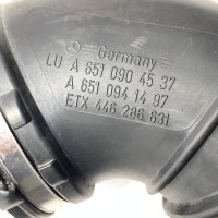 A6510904537 Патрубок воздушного фильтра на Mercedes 2.1 CDI OM651 C W204 / E W212 / GLK X204 / ML W166 /GLE W166