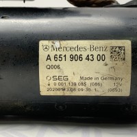 A6519064300 Стартер на Mercedes 2.1 CDI OM651 C W204 / C W205 / E W212 / E W213 / GLK X204 / GLC X253 / Vito W447
