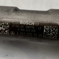 A0000705746 Топливная рейка в сборе с датчиком давления и дозатором Bosch 2.1 CDI OM651 на Mercedes W204 / W205 / W212 / W213 / ML W166 / GLE W166