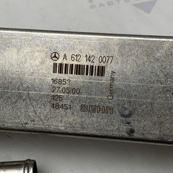 A6121420077 Радиатор системы EGR на Mercedes ML-class 270 W163 2.7 CDI OM612 A6121420077 Радиатор системы EGR на Mercedes ML-class 270 W163 2.7 CDI OM612