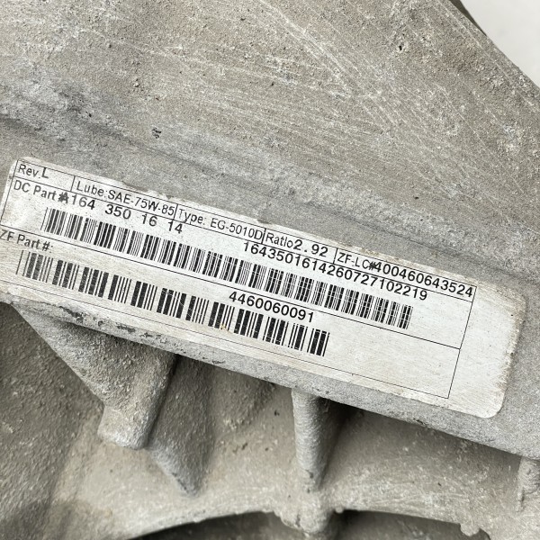 A1643501614 Редуктор заднього моста диференціал ZF 2.92 for Mercedes ML W164 R-Class W251 3.0 CDI OM642