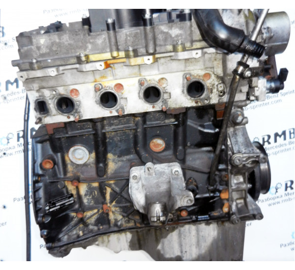 Двигатель (голый с головой) на Мерседес Спринтер w 906 2.2 cdi ом 646 (2006 — 2009)