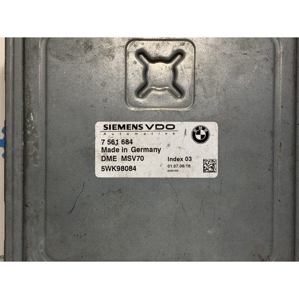 Блок керування двигуна на BMW 7561684 5WK98084