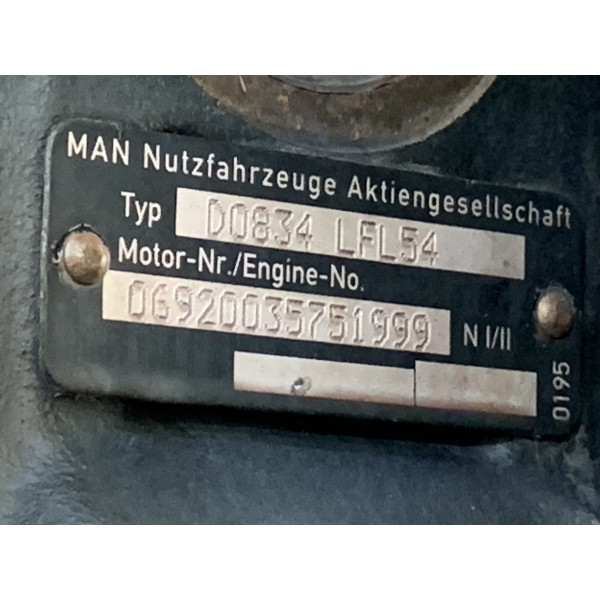 Двигатель мотор двигун на MAN TGL 4.6 — D 0834 LFL 54 EURO 4