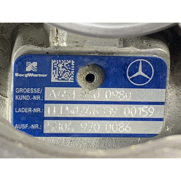 Турбина на Mercedes Sprinter w 906 2.2 CDI OM 651 А6510906080 А6510900980 (2009-2014)