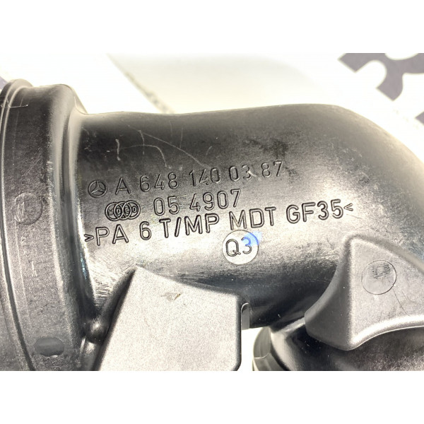 Глушник турбіни (вихід з турбіни) на Мерседес E-class W211 3.2 CDI ОМ648 A6481400387 (2002-2005)