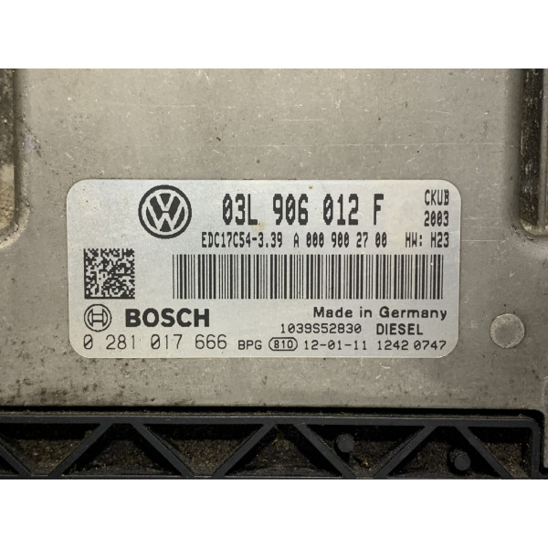 Блок керування двигуном ЄБУ Фольксваген Крафтер 2.0 120 кВт 03L906012F BOSCH 0281017666