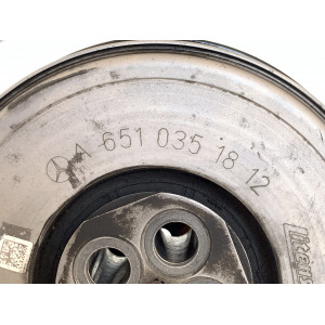 Шкив коленвала демпферный на Мерседес Спринтер W 906 2.1 cdi OM 651 6510351812 (2009 — 2018)
