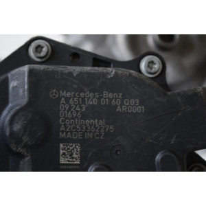Клапан EGR (ЕГР) в сборе с охладителем на Мерседес Спринтер W 906 2,2 cdi OM 651 (2009 — 2018) А6511400160